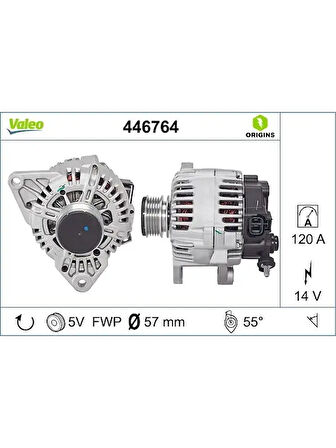 ALTERNATOR ACCENT BLUE I30 CERATO CEED 1.6 CRDI 2011 I20 1,4 CRDI 2008