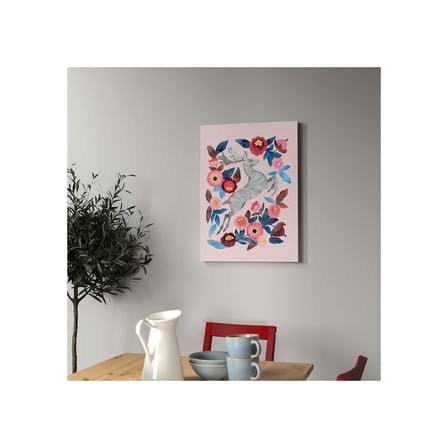 Resim, çok renkli, 50x70 cm, orman peri masalı