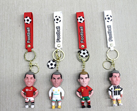 Ronaldo Silikon Anahtarlık 