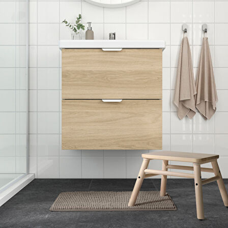 Banyo paspası, bej, 40x60 cm