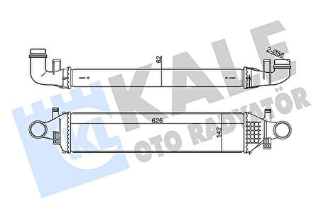 TURBOSARJ RADYATORU MERCEDES W176 W246 C117 10156 A2465000100