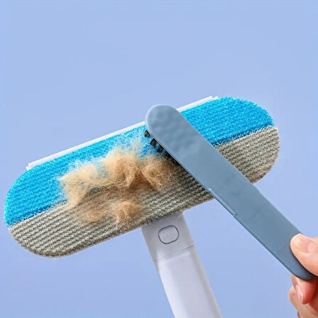 Uzun Saplı Evcil Hayvan Tüy Temizleme Fırçası 