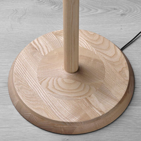 Yer lambası, dişbudak-beyaz, 150 cm