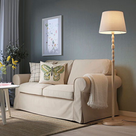 Yer lambası, dişbudak-beyaz, 150 cm