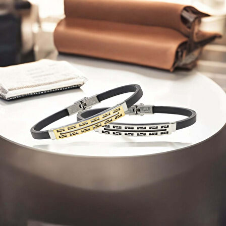  FM Desenli Çelik Bileklik 3183SCB025 