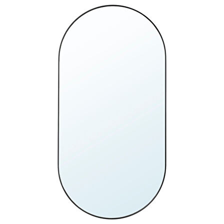 Boy aynası, siyah, 60x120 cm