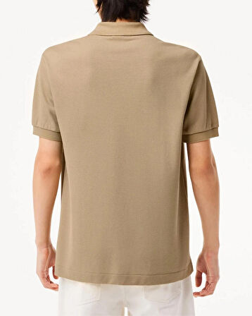 Lacoste Polo Yaka Erkek Klasik Fit Bej T-Shirt