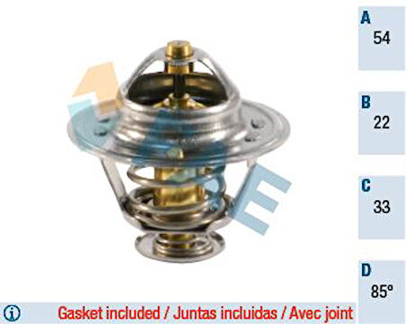 TERMOSTAT 85C CORSA B-C-ASTRA F-G-H-COMBO-VECTRA B 1.7 DTI-1.7 CDTI 1338075 97087130