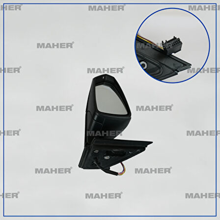 AYNA DIŞ DİKİZ POLO 2017 ELEKTRİKLİ, ISITMALI, SİNYALLİ, ASTARLI SOL 2G1857507E9B9