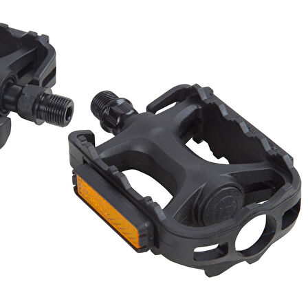 Dağ Bisikleti Düz Pedal - Reçine / Siyah - 100