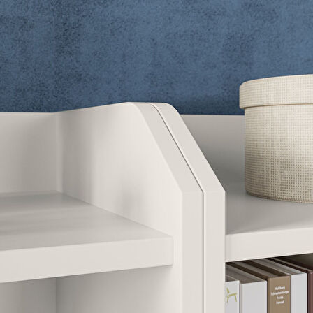 Konsol, beyaz, 244x46x116 cm