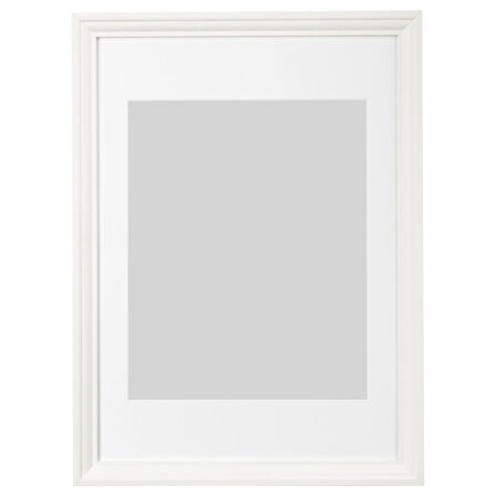Beyaz çerçeve, beyaz, 50x70 cm