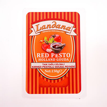 Landana Di̇li̇mli̇ Kırmızı Pesto Gouda Peyniri̇ 150 Gr