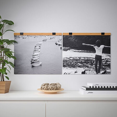 Poster askısı, bambu, 61 cm