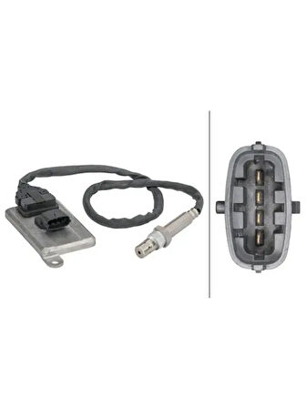 NOX KATALIZATOR SENSORU DAF CF65 CF75 CF85 0113 XF105 05  EURO 5 (SIYAH)