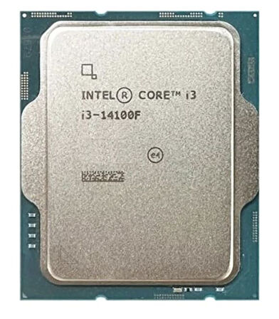 Intel CORE İ3-14100F 3.50GHz 12MB 1700p 14. NESIL TRAY