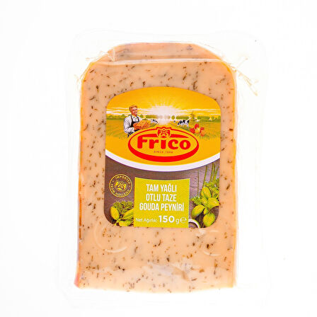 Frico Tam Yağlı Otlu Taze Gouda Peyniri̇ 150 Gr
