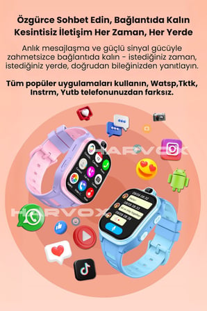 HX Kids 4G Pro Akıllı Çocuk Saati
