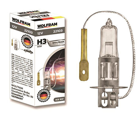 AMPUL 125 H3 55 PK22S STANDART IŞIK 64151 (10 ADET)