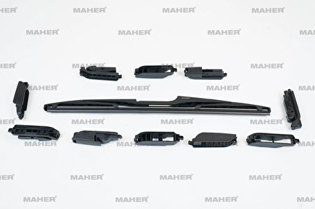 SİLECEK SÜPÜRGESİ PLASTİK TİP 10 APARATLI 15 ARKA (380MM) 30013