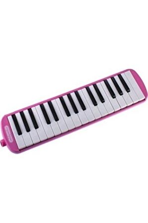 Melodika Pembe 32 Tuşlu Melodika + 1 Adet Pembe Flüt Hediyeli