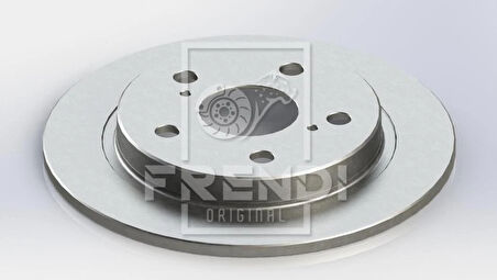 ARKA FREN DİSKİ DOLU TİP TOYOTA AURIS COROLLA 1.6L 1ZR-FE ZRE151 07- / 1.33L 1NR-FE NRE150 6 VITE S 10- 250 ÇAP X 5 BIJON - TAKIM DISK FIYATIDIR 4243102190 4243112260