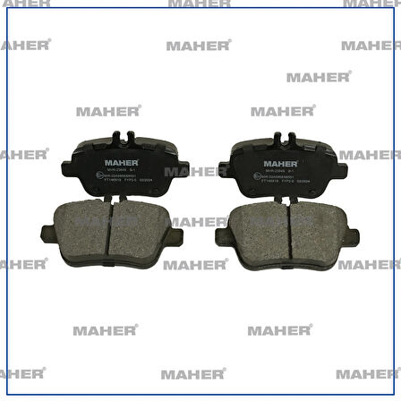 FREN BALATA MERCEDES 2008-2015 10204 GLK SERİ ÖN A0054206320