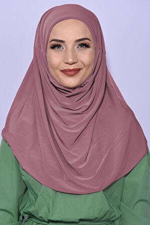 Boneli Pratik Hijab Gül Kurusu  - Gül Kurusu