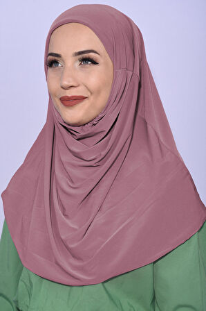 Boneli Pratik Hijab Gül Kurusu  - Gül Kurusu