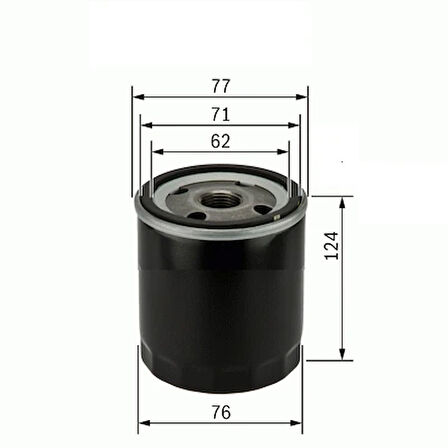 YAĞ FİLTRESİ FOCUS-FIESTA 3-5-ESCORT-MONDEO-CONNCET 1.6 165-1.8 165-2.0-165 X 1119421 1071746 1663050