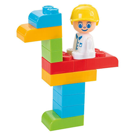 03 592 Midi Blok Seti 98 Parça 9 Litre Saklama Kabı -Pilsan Oyuncak