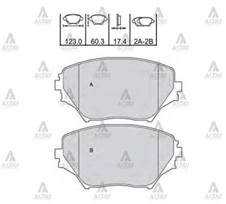 FREN BALATA RAV-4 2000-2006 / CHERRY TIGGO ÖN 04465 42071