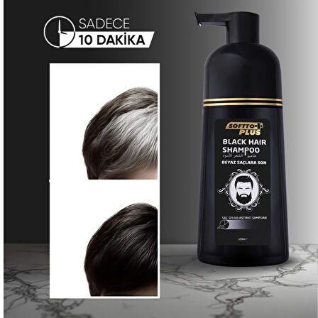 Softto Plus Saç Siyahlaştırıcı Şampuan