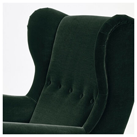 Berjer ve puf, djuparp koyu yeşil