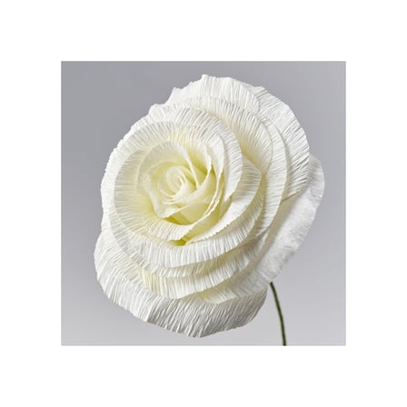 Yapay çiçek, beyaz, 50 cm, gül