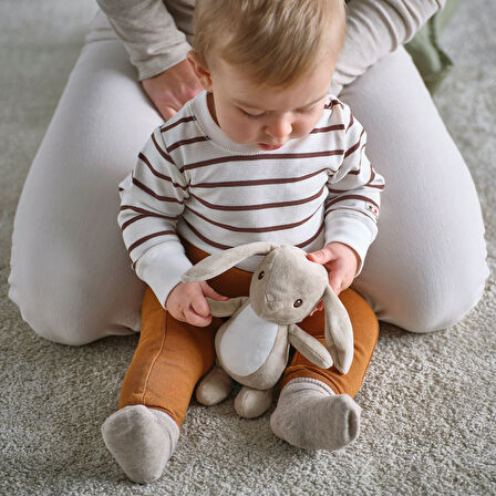 Yumuşak oyuncak, bej, 21 cm, tavşan