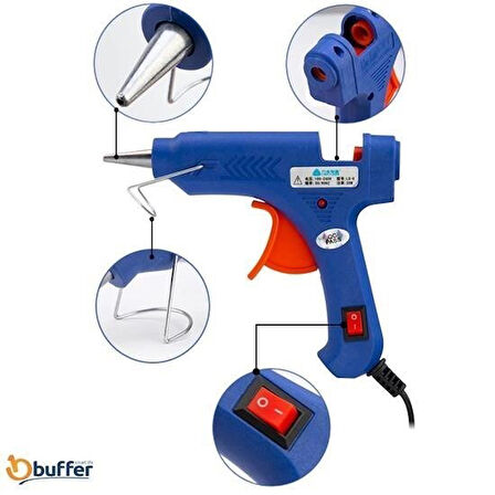 BUFFER® 60W Silikon Mum Tabancası Büyük