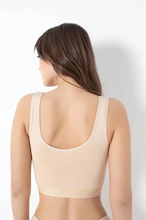 G-Box 941 Kadın Bambu Kalın Askılı Pedli Büstiyer