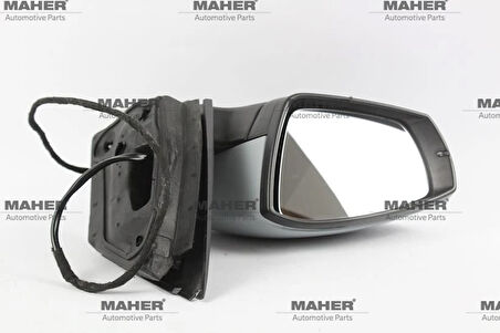 AYNA DIŞ DİKİZ POLO 2010-2017 ELEKTRİKLİ, ISITMALI, SİNYALLİ, ASTARLI, DİKDÖRTGEN SOKET SOL 6R1857507M9B9