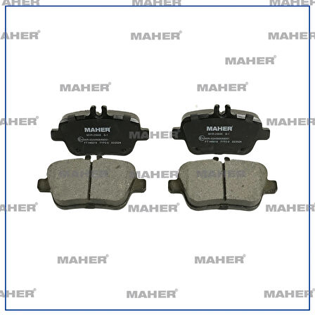 FREN BALATA MERCEDES 2004-2012 W169 A SERİ / MERCEDES 2011-2018 W246 B SERİ / MERCEDES 2013 10156 GLA SERİ AR A0064202320