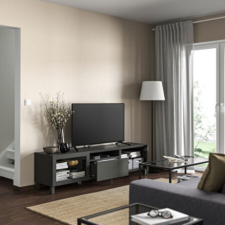 Çekmece ön paneli, koyu gri, 60x26 cm