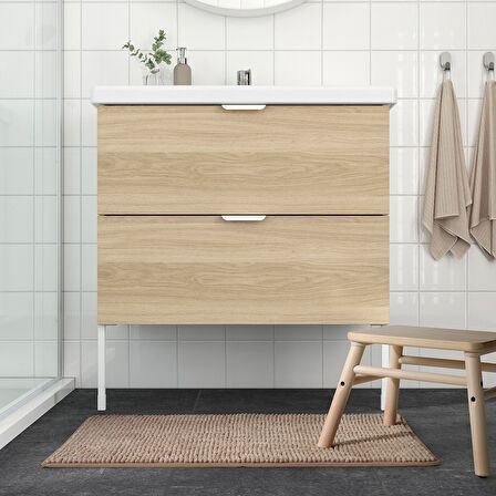 Banyo paspası, bej, 50x80 cm