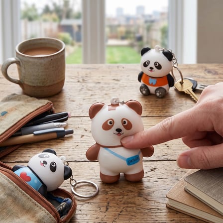 BakGelAl Sevimli Panda Squishy Anahtarlık – Sıkılabilir Yumuşak Stres Oyuncağı Çanta Süsü