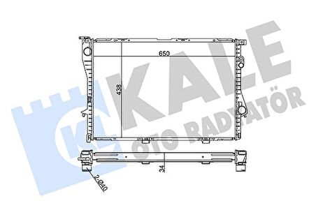 MOTOR SU RADYATORU BMW M51 D25 E38 1996-2001 E39 1996-2003 17002246010