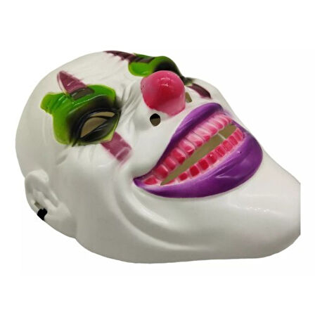 Psikopat Palyaço Temalı Joker Maskesi 