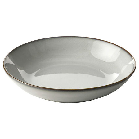 Çukur tabak, gri, 21 cm