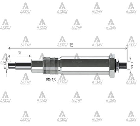 KIZDIRMA BUJİSİ (ISITMA) B-2500 2006 / FORD RANGER 3.0 TDCI 115. WE01 18 601 (10 ADET)