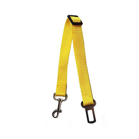 Kedi Köpek Emniyet Kemeri Sarı