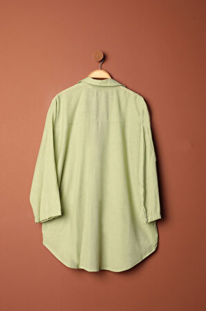 Ağaç Kabuğu Kumaş Kimono-ÇAĞLA - XL
