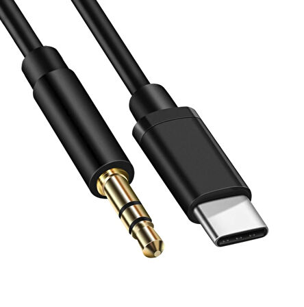 Type-c 3.5 mm aux kablosu araba için ses aktarım kablosu kulaklık araba bağlantısı için